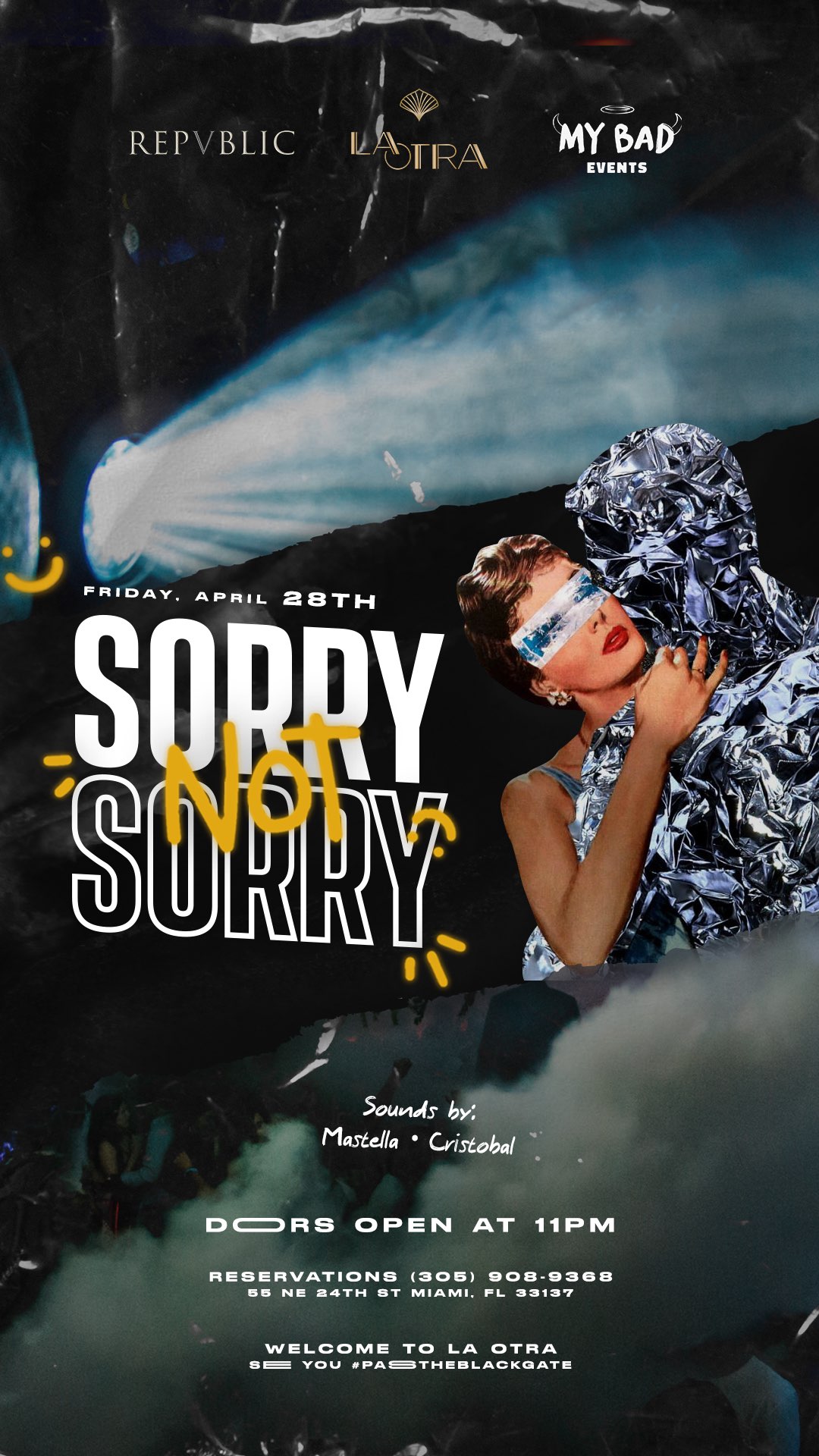 Our Events — Not Sorry